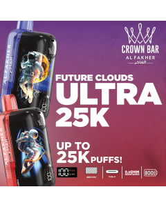 Al Fakher Crown Bar Ultra 25K Puffs Disposable