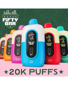 Hidden Hills Club x Fifty Bar 20000 Puffs Disposable